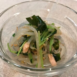 コスパ最高！豆苗とモヤシのポン酢和え